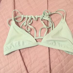 Light green bathing suit top